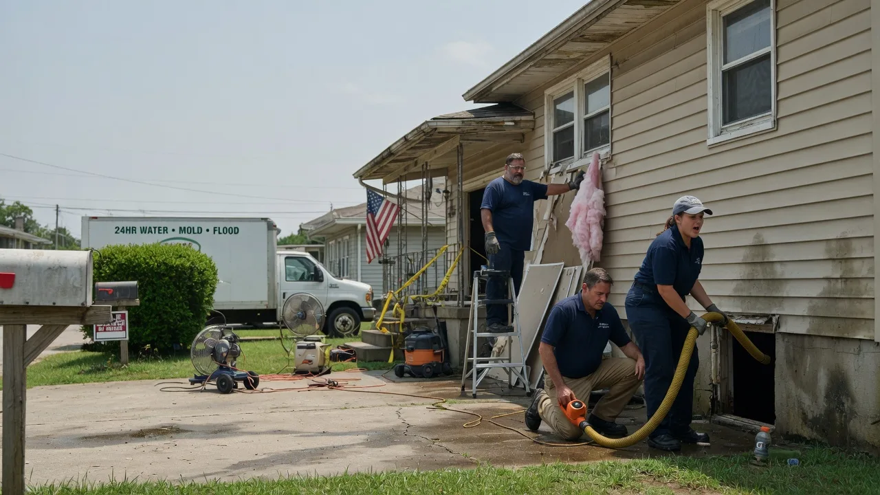 Water Damage Repair in Monroe Center, IL near me
